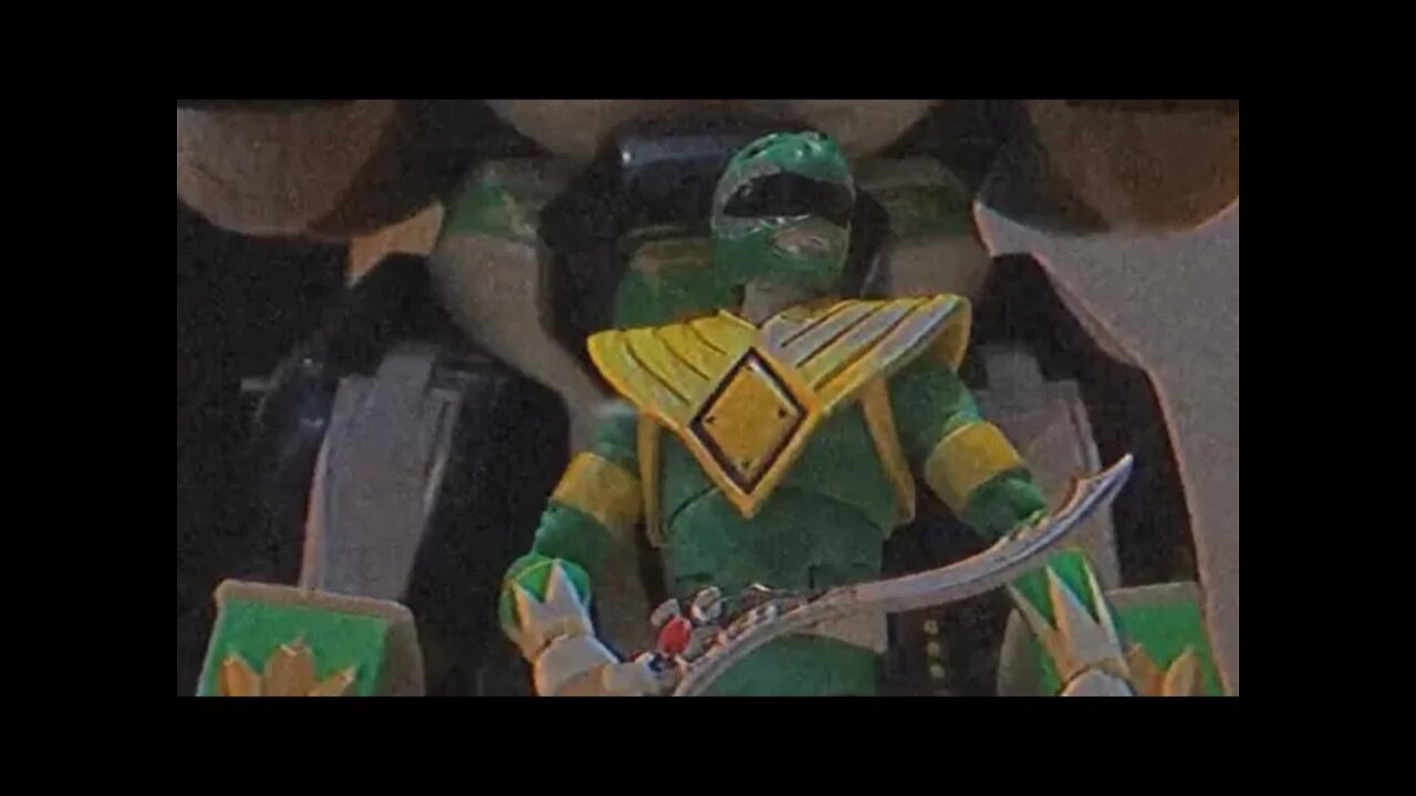 Green Ranger and His Dragonzord