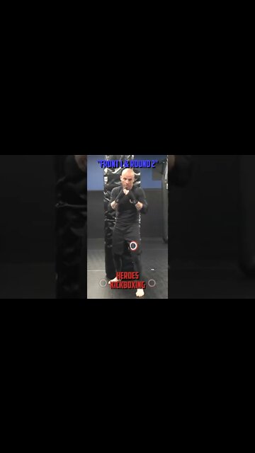 Heroes Training Center | Kickboxing "How To Throw A Front 1 & Round 2" | Yorktown Heights #Shorts