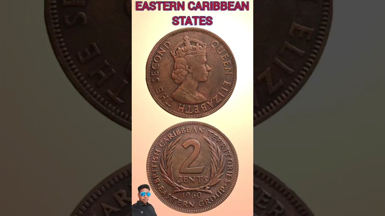 Eastern Caribbean States 2 Cents 1960.#shorts #education #coinnotesz