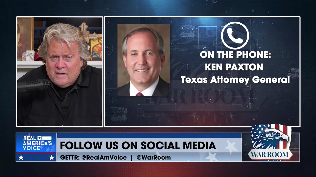 Dismantle the Corrupt and Lawless FBI to the Ground - Steve Bannon w/ Texas AG Ken Paxton