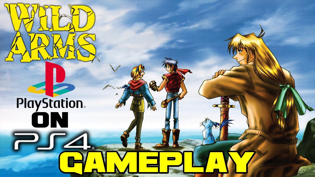 Wild Arms - PS1 on PS4 - PlayStation 4 Gameplay 😎Benjamillion