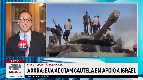 EUA adota cautela em apoio a Israel na guerra após bombardeios em Gaza | LINHA DE FRENTE