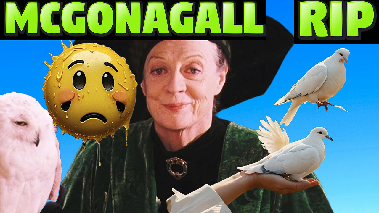 RIP MCGONAGALL THE BEST TEACHER I EVER HAD 🕊️😢