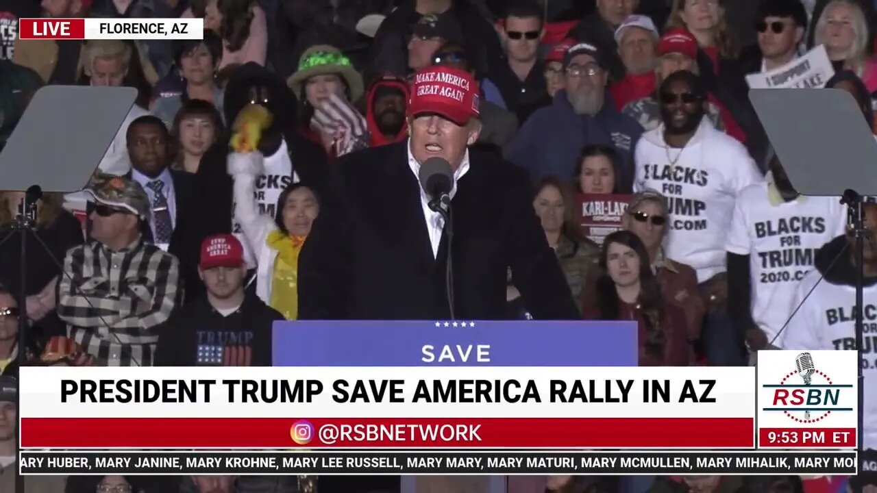 TRUMP: "Why aren't they doing it to ANTIFA? and Black Lives Matter?."