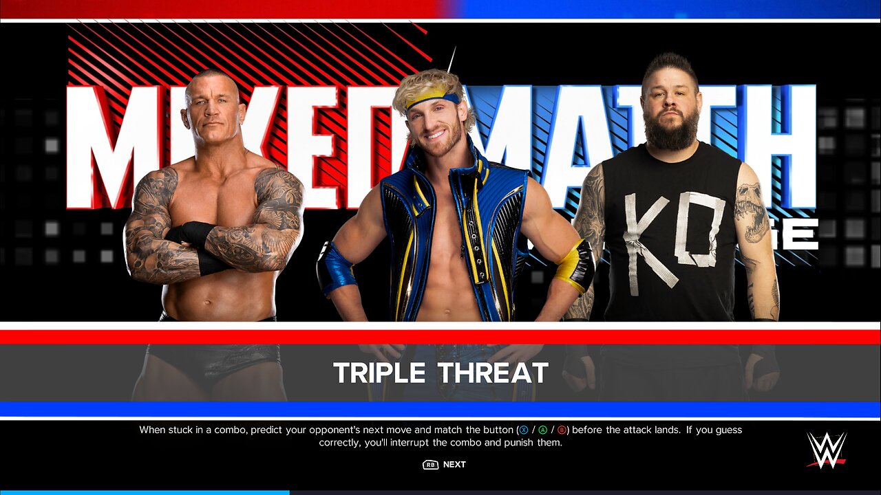 WWE 2K24 - Logan Paul vs. Kevin Owens vs. Randy Orton: WrestleMania XL 4K