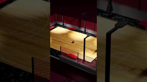 Blender basketball court #blender #3d #blender3d #art #shorts