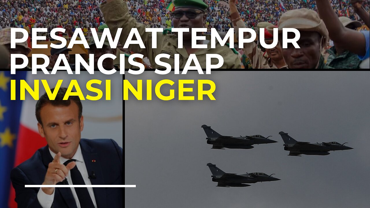 pesawat tempur Perancis siap invasi ke niger