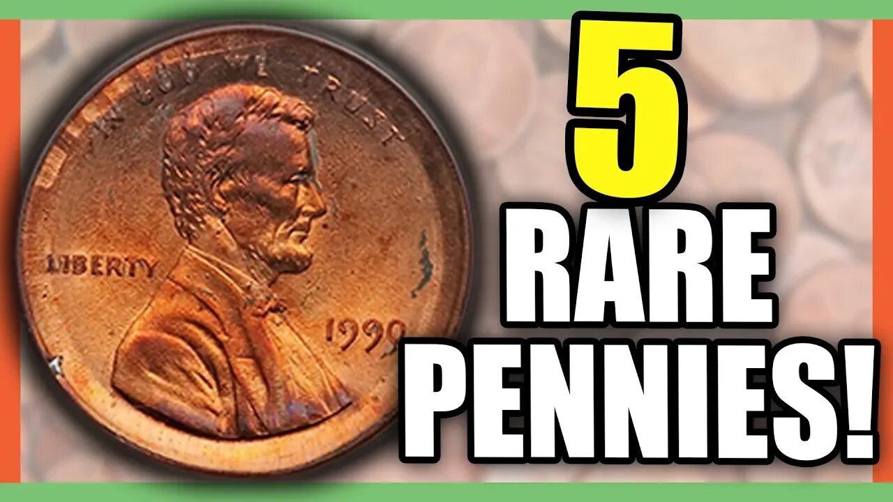 5 RARE PENNIES WORTH MONEY - VALUABLE LINCOLN PENNY COINS TO LOOK FOR IN YOUR POCKET CHANGE