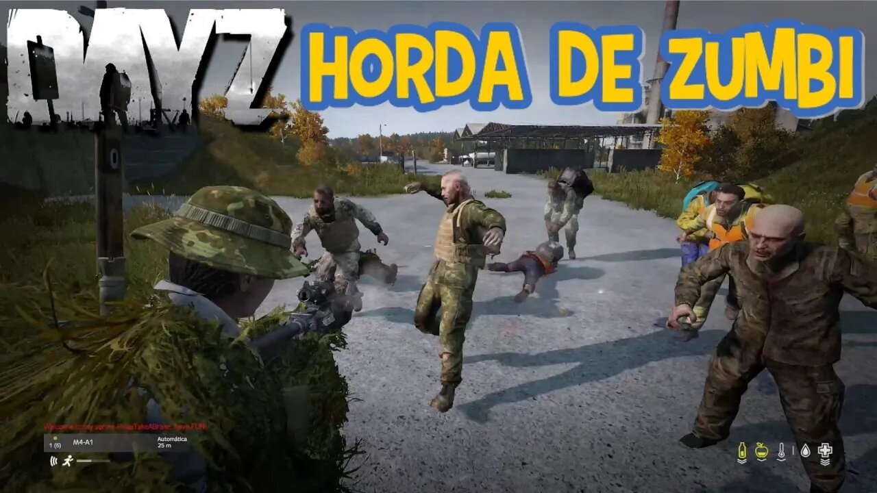 DAYZ - HORDA DE ZUMBI - ARMADO ATÉ OS DENTES.