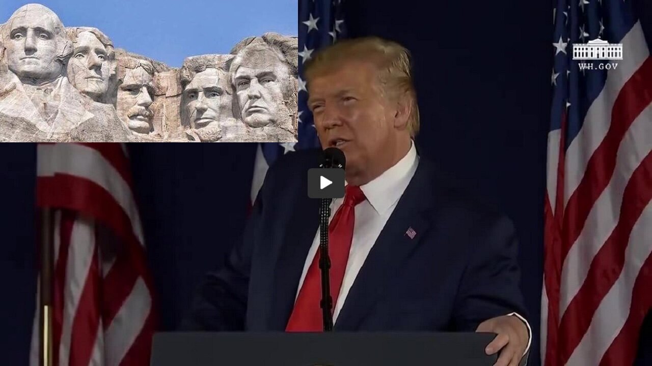 President Trump Historic Independence Day Address at Mount Rushmore - July 4 2020, then Coup Happened