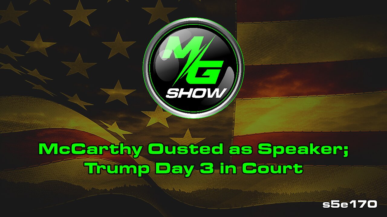 McCarthy Ousted as Speaker; Trump Day 3 in Court