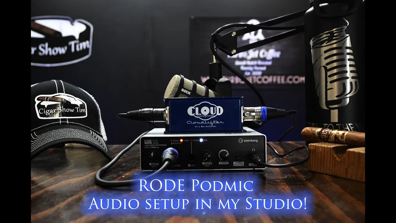 My Audio: Rode Podmic Setup | Cloud Lifter CL1 | Steinberg UR12