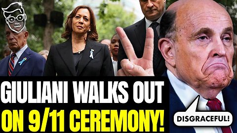 Mayor Rudy Giuliani LEAVES 9/11 Ceremony After Kamala DISGRACES Victims Memory| “I Could NOT Stay!”