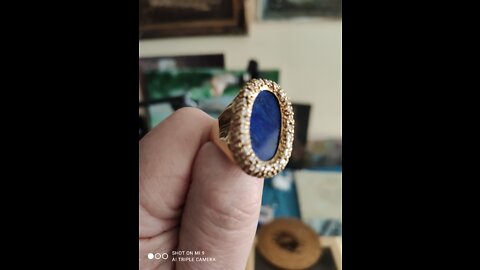 Elvis Presley Lapis Lazuli Ring