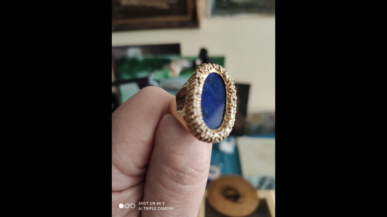 Elvis Presley Lapis Lazuli Ring