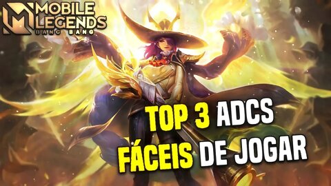 TOP 3 ATIRADORES FÁCEIS DE JOGAR PARA INICIANTES | MLBB