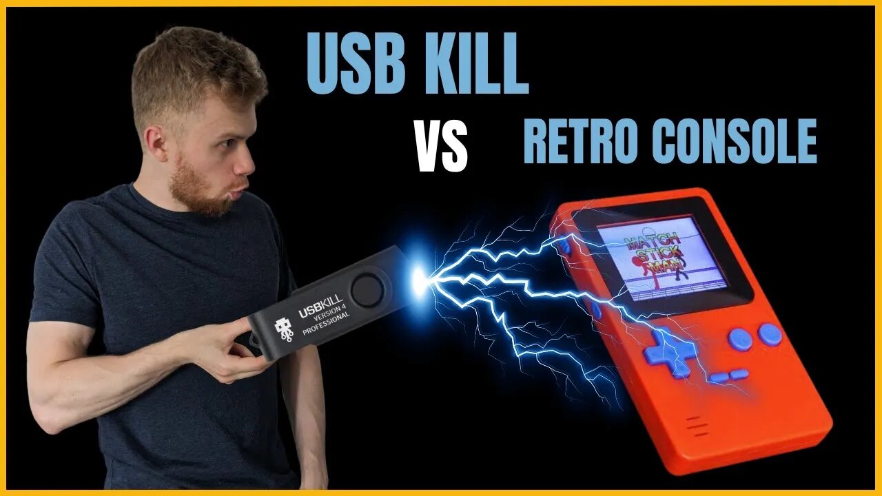 USB Kill vs Retro Console!