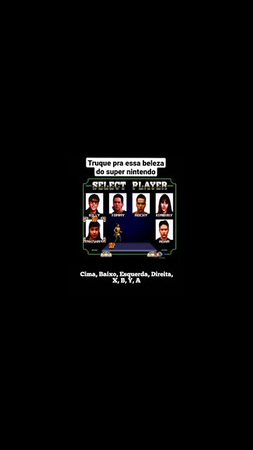 macete pro Power Rangers do Super nintendo