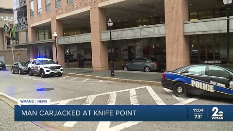 Man carjacked at knifepoint at downtown Baltimore parking garage