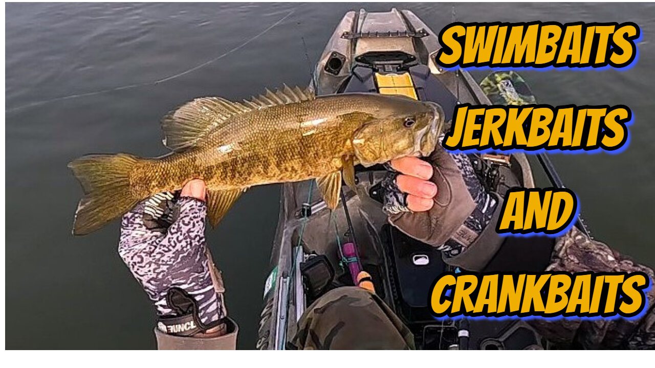 Swimbaits, Jerkbaits and Crankbaits on the River!