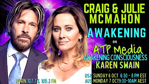 Awakening New Earth Julie & Craig McMahon ATP-Media KAren Swain