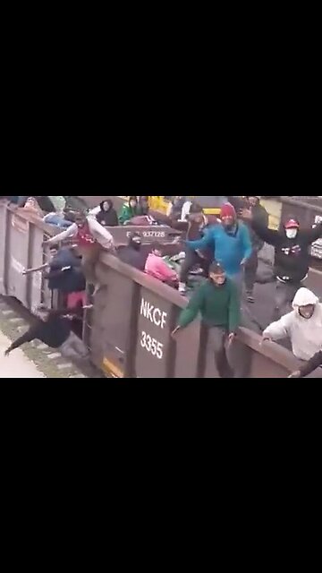 Train Full Of Illegals Headed To The U.S Border From Zacatecas, Mexico