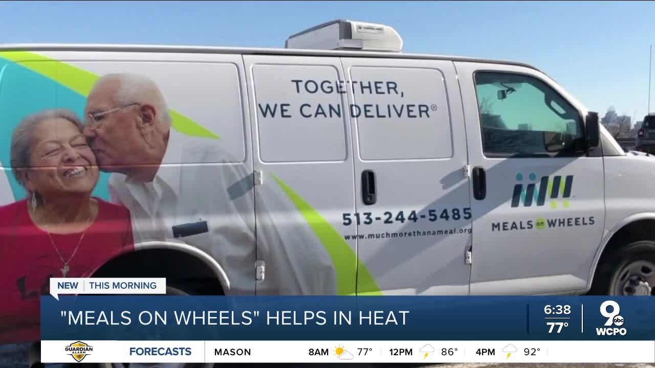 Meals on Wheels helps the elderly during heat waves