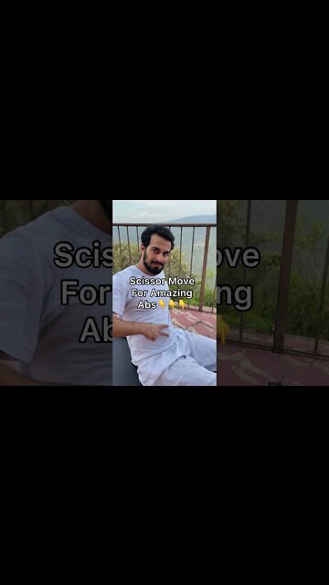 Scissor Move For Amazing Abs 👇👇👇