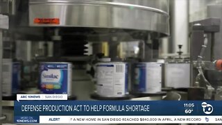 Defense Production Act implemented to help correct formula shortage crisis