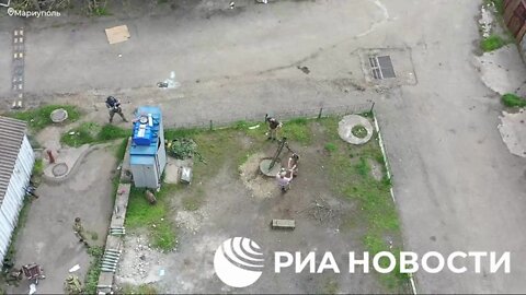 Mortar crews of the RF Armed Forces working on Azovstal
