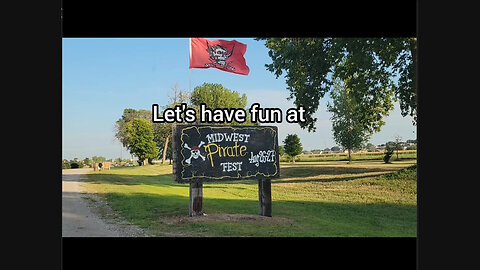 The Dashing Pirate visits the 2023 Midwest Pirate Festival in Bellevue, Nebraska.