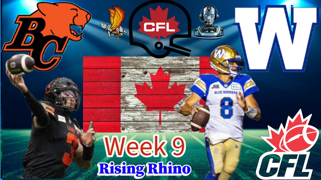 B.C. Lions vs Winnipeg Blue Bombers | Week 8 CFL Clash!