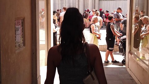 Entering St. Mark's square - VENICE Italy