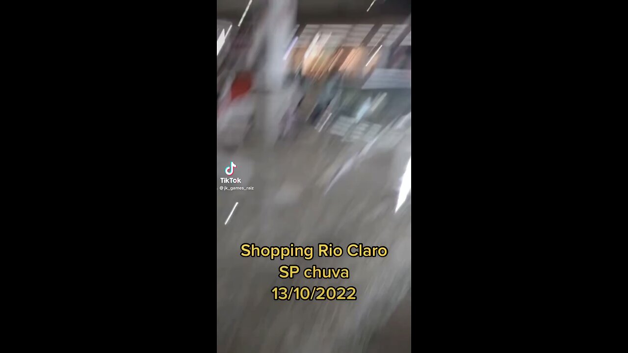 Shopping Rio Claro 23/10/2022 Chuva 3