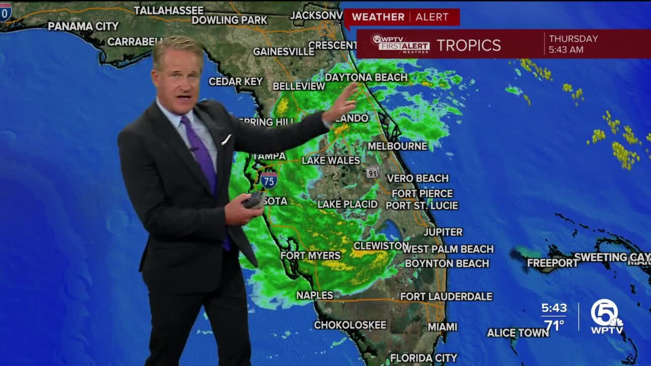 Tropical Storm Nicole forecast, 5:45 a.m. on Nov. 10, 2022