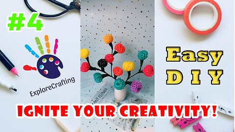 Easy DIY Flowers from Common Supplies #4