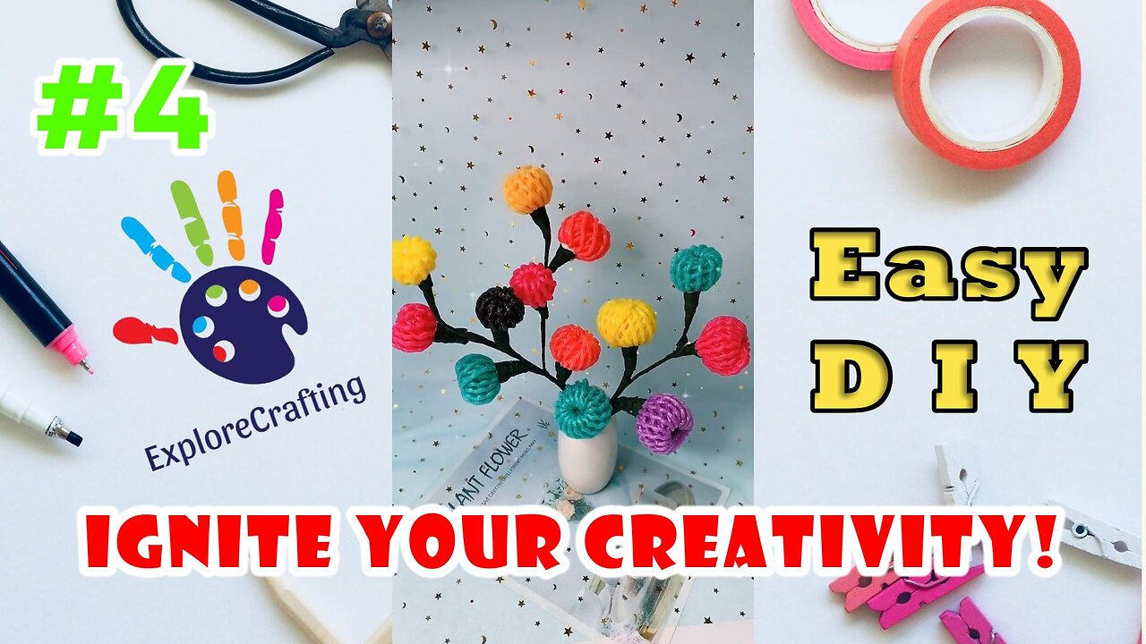 Easy DIY Flowers from Common Supplies #4