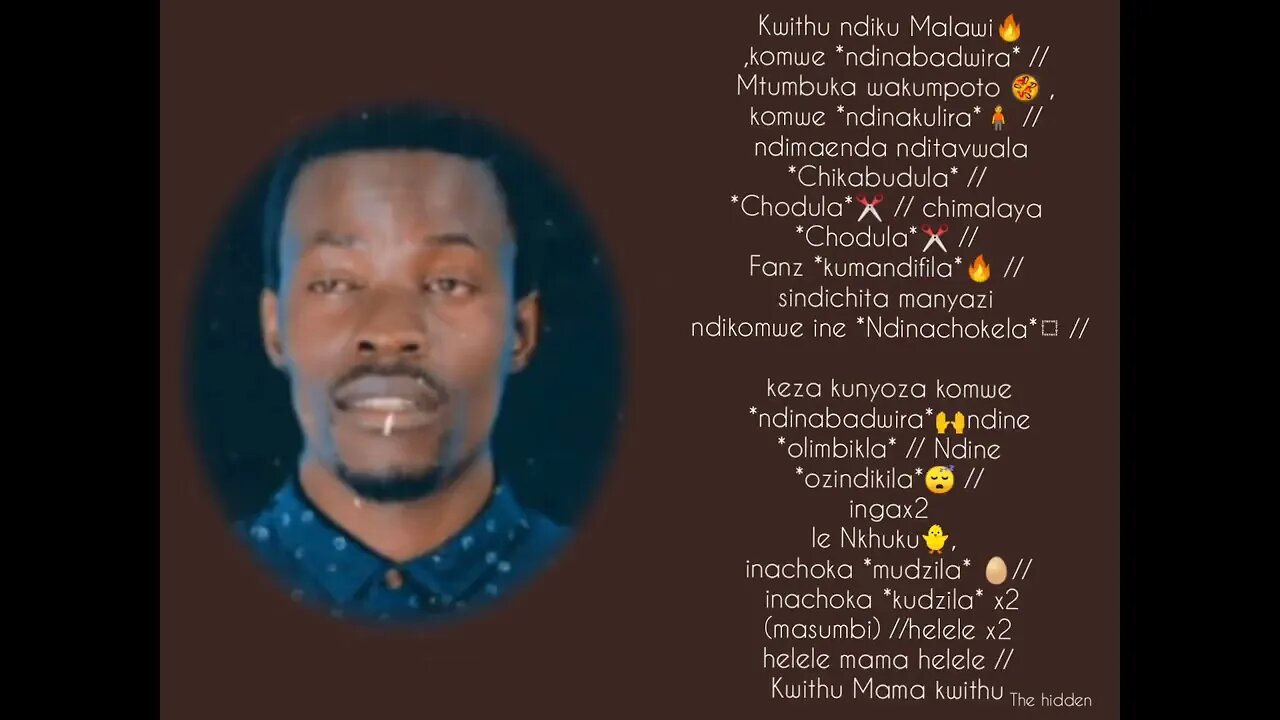 kwithu-Excel Khama ft Achisi the Comedian lyrics ( video lyrics@Heritage ).