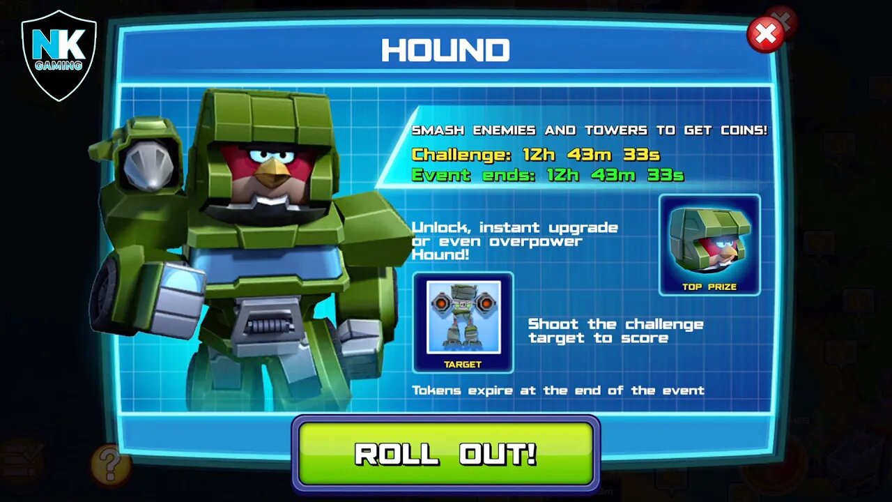 Angry Birds Transformers - Hound - Day 5 - Featuring Energon Starscream