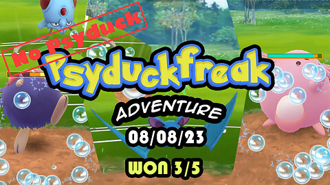 Psyduckfreak PVP Pokemon Go battle 08/08/23