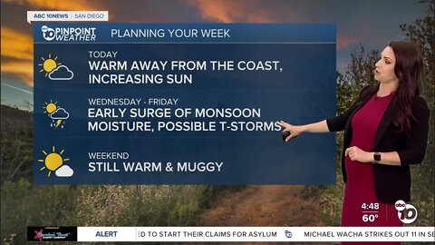 ABC 10News Pinpoint Weather with Meteorologist Megan Parry