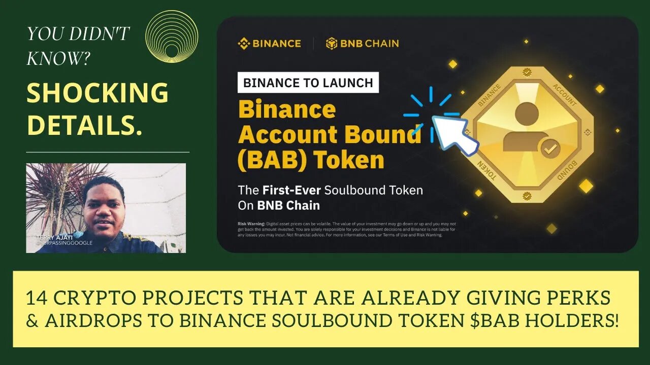 14 Crypto Projects That Are Already Giving Perks & Airdrops To Binance SoulBound Token $BAB Holders!