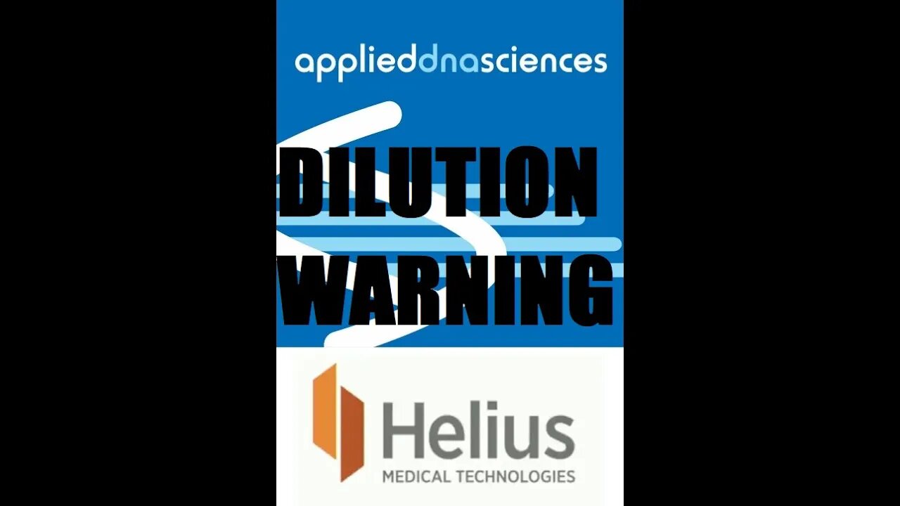 DILUTION FILINGS FOR $APDN AND $AEMD BE CAUTIOUS