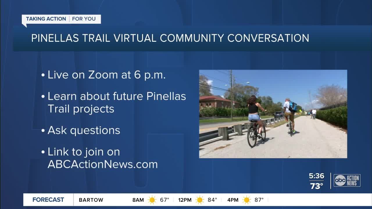 Future Pinellas Trail plans to be discussed Tuesday night