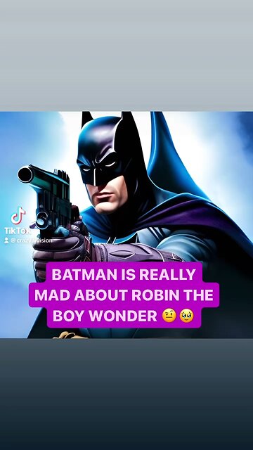 BATMAN HELPS ROBIN #batman