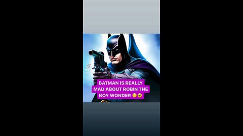 BATMAN HELPS ROBIN #batman