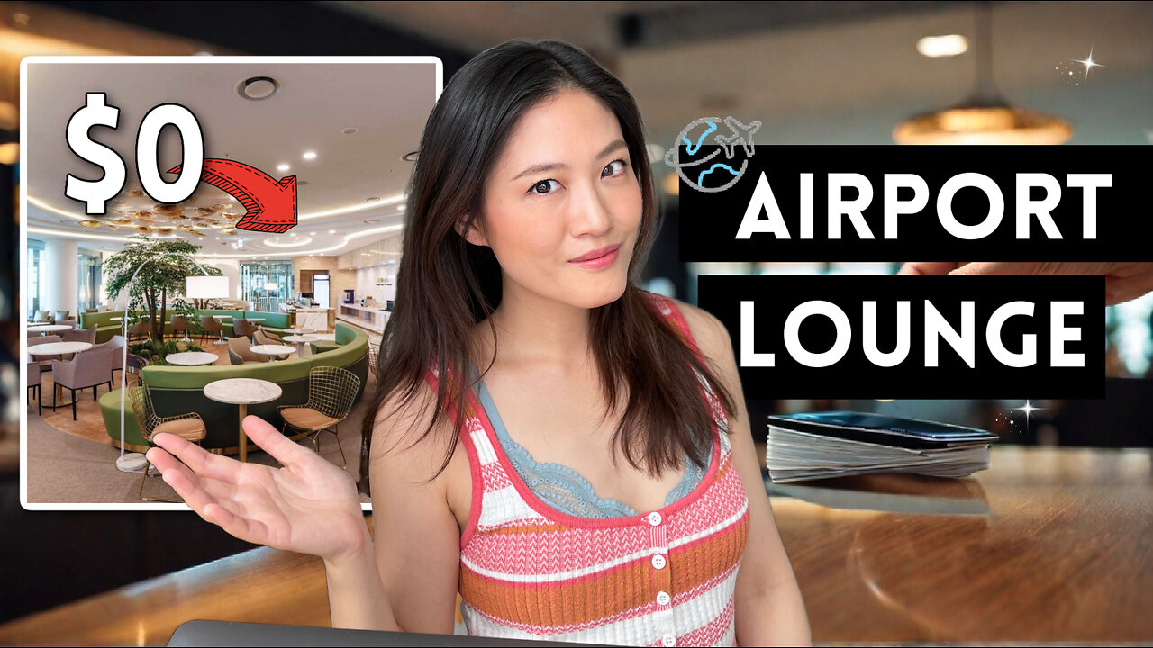 How to get FREE airport lounge access with this credit card ✈️