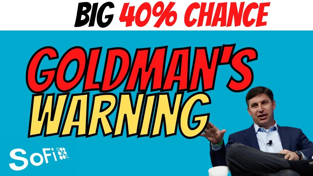 Goldmans Market Warning │ SOFI Minimizing Its Risk │ BIG Money SECRETLY Buying $SOFI