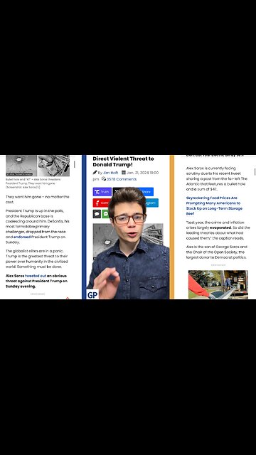 Victor Reacts: Is there a Public Plot to Assassinate Donal Trump?