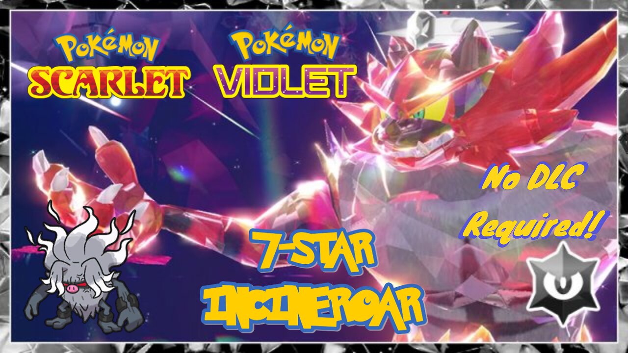 Pokémon Scarlet/Violet: 7-Star Incinaroar Tera Raid EASY SOLO (No DLC)